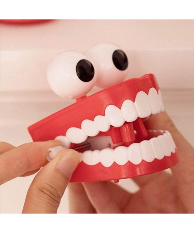 Wind-up Chattering Toy Chomping Teeth Plastic Red Props with Eyes for Party Christmas Halloween Favors $16.48 Spring & Wind-U...