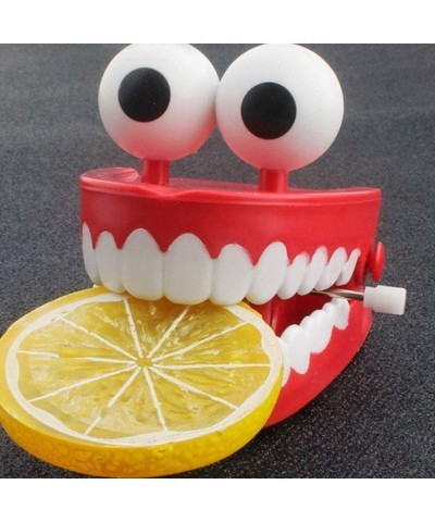 Wind-up Chattering Toy Chomping Teeth Plastic Red Props with Eyes for Party Christmas Halloween Favors $16.48 Spring & Wind-U...