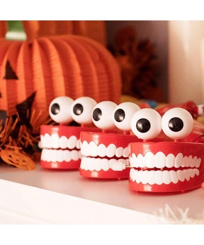 Wind-up Chattering Toy Chomping Teeth Plastic Red Props with Eyes for Party Christmas Halloween Favors $16.48 Spring & Wind-U...