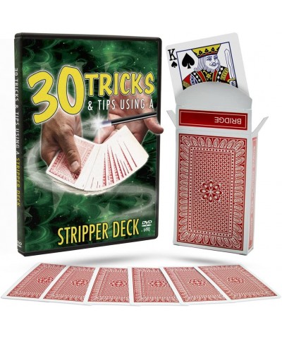 30 Tricks & Tips with a Stripper Deck DVD Includes Special Tapered Deck $22.10 Magic Kits & Accessories