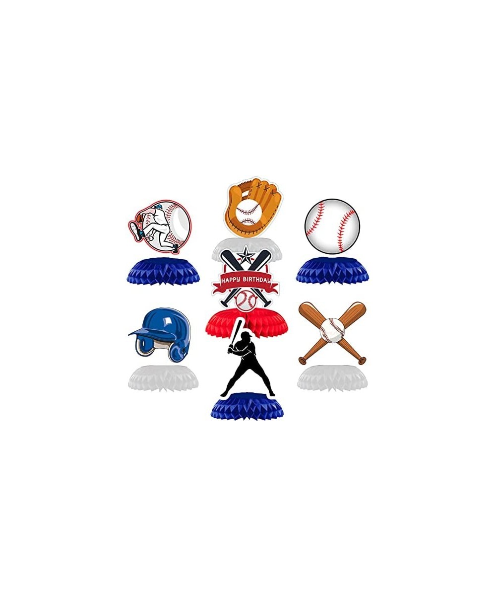 7Pack Baseball Honeycomb Centerpieces kids Baseball Theme Party Decoration Supplies $21.42 Kids' Party Centerpieces