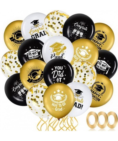 72 Pieces Graduation Party Balloons Class of 2023 Graduate Decor Congrats Grad Latex Balloons Party Supplies for Party Prom S...