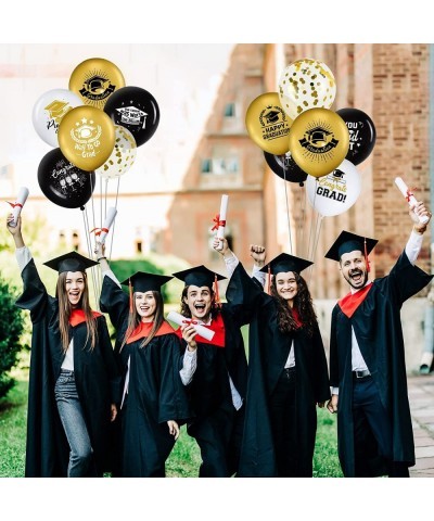 72 Pieces Graduation Party Balloons Class of 2023 Graduate Decor Congrats Grad Latex Balloons Party Supplies for Party Prom S...