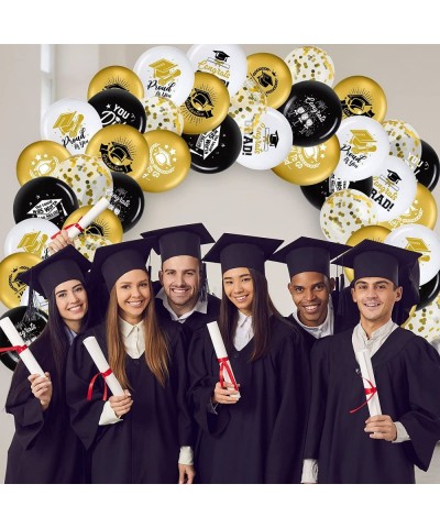 72 Pieces Graduation Party Balloons Class of 2023 Graduate Decor Congrats Grad Latex Balloons Party Supplies for Party Prom S...