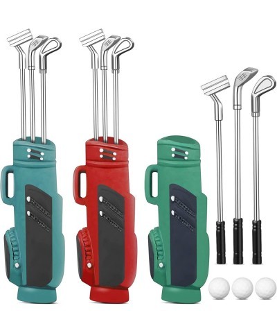 3 Sets Miniature Dollhouse Accessories Sports Miniature Golf Clubs Mini Golf Club Model Toys for 1:12 Scale Dollhouse Decorat...