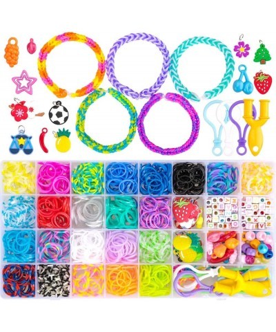 Rubber Band Bracelet Kit for Girls Bracelet Making Kit for Kids Bands Kits Rubber Bands Refill Set Craft Kits Jewelry Bracele...