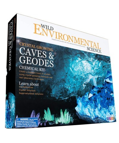 Crystal Growing Caves and Geodes - Science Kit for Ages 8+ - Grow Stalagmites Columns and More - Includes Display Case $59.15...