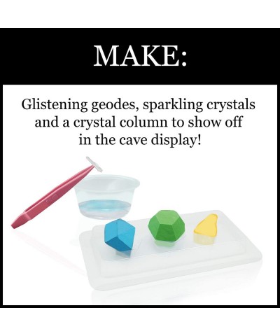 Crystal Growing Caves and Geodes - Science Kit for Ages 8+ - Grow Stalagmites Columns and More - Includes Display Case $59.15...