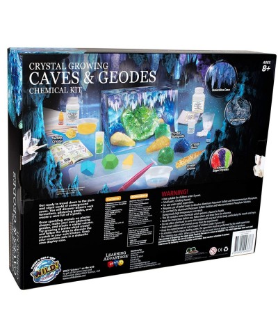 Crystal Growing Caves and Geodes - Science Kit for Ages 8+ - Grow Stalagmites Columns and More - Includes Display Case $59.15...