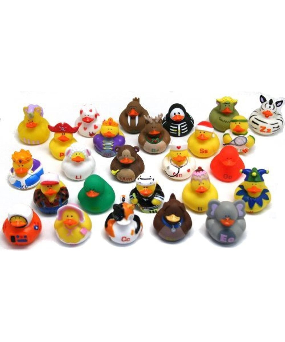 Abc's Rubber Duckies - 26 Pieces - Educational and Learning Activities for Kids $41.57 Bathtub Toys