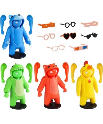 Gang Beasts Action Figures Ultimate Collectors Set – 5 Figures – 6.5 Inches - Video Gamer Toys - Four Characters and Accessor...