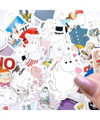 Moomin Stickers 40 Pcs Waterproof Removable Lovely Beautiful Stylish Teen Stickers Suitable for Boys and Girls in Water Bottl...