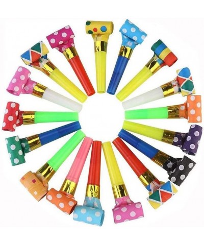 100 Pcs Party Blowers Horns Colorful Birthday Blowouts Whistles Noisemakers Toys for Birthday Party New Year Party Favors (Co...