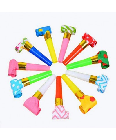 100 Pcs Party Blowers Horns Colorful Birthday Blowouts Whistles Noisemakers Toys for Birthday Party New Year Party Favors (Co...