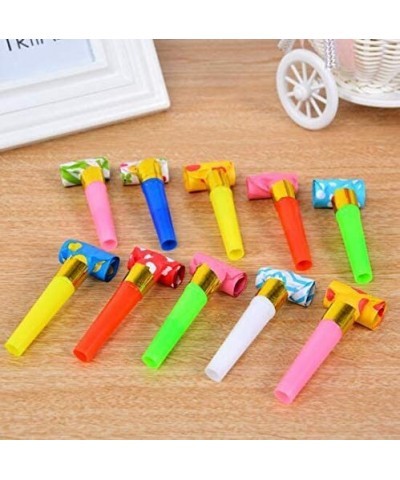 100 Pcs Party Blowers Horns Colorful Birthday Blowouts Whistles Noisemakers Toys for Birthday Party New Year Party Favors (Co...