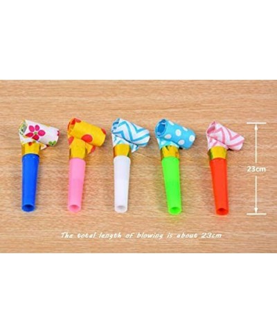 100 Pcs Party Blowers Horns Colorful Birthday Blowouts Whistles Noisemakers Toys for Birthday Party New Year Party Favors (Co...