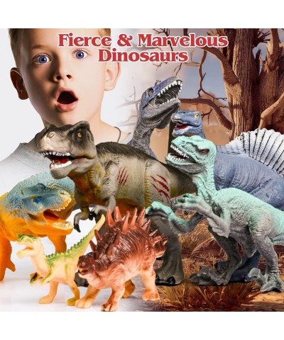 Dinosaur Toys 34 Pack Realistic Dinosaur Action Figures Jungle Animal Figures Toys for Kids Dino Toys for Toddlers Boys as Pa...