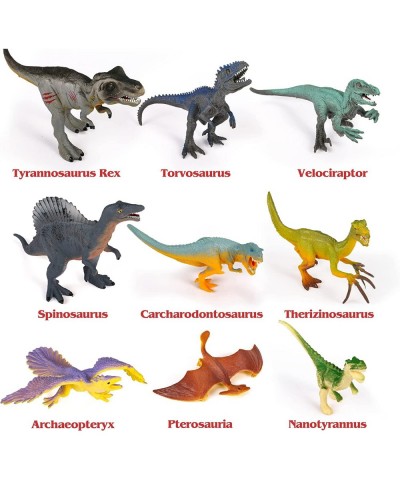 Dinosaur Toys 34 Pack Realistic Dinosaur Action Figures Jungle Animal Figures Toys for Kids Dino Toys for Toddlers Boys as Pa...