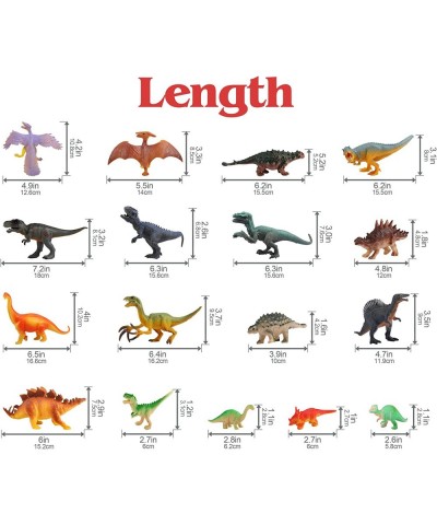 Dinosaur Toys 34 Pack Realistic Dinosaur Action Figures Jungle Animal Figures Toys for Kids Dino Toys for Toddlers Boys as Pa...