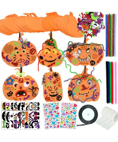 485Pcs Halloween Crafts for Kids Foam Pumpkins for Crafts DIY Pumpkin Decorating 30 Kits Pumpkin Stickers Halloween Arts and ...