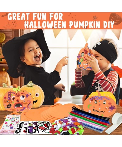 485Pcs Halloween Crafts for Kids Foam Pumpkins for Crafts DIY Pumpkin Decorating 30 Kits Pumpkin Stickers Halloween Arts and ...