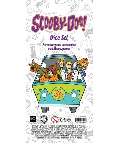 Scooby-Doo! Dice Set Collectible d6 Dice Featuring Scooby-Doo Characters - Scooby-Doo Shaggy Velma Daphne and Fred Officially...