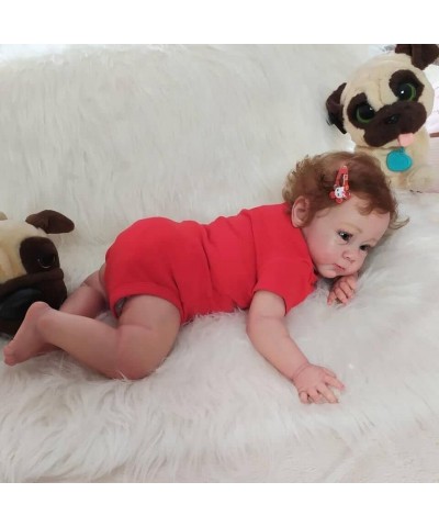 23 inch 57cm Lovely Reborn Toddler Girl Dolls Realistic Looking Silicone Weighted Body Baby Dolls That Look Real for Children...