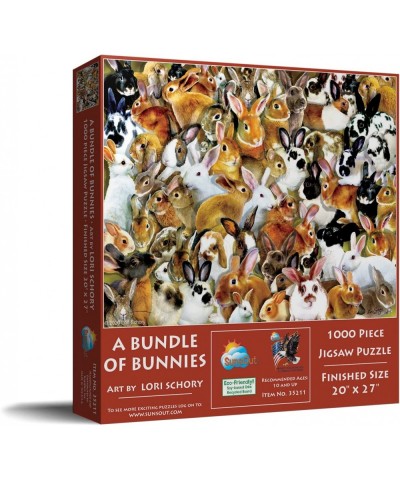 A Bundle of Bunnies 1000 pc Jigsaw Puzzle $34.85 Jigsaw Puzzles