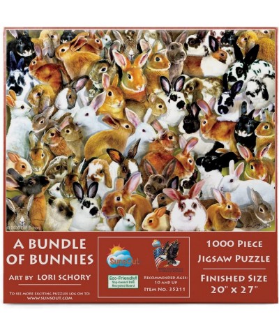 A Bundle of Bunnies 1000 pc Jigsaw Puzzle $34.85 Jigsaw Puzzles