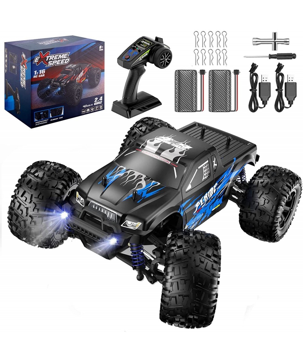 High-Speed 1:16 Scale RC Cars 40 KM/H All-Terrain Remote Control Car for Adults Kids 4x4 Off-Road RC Truck Two Batteries for ...