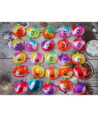 Bulk 30 Packs Pumpkin Push Fidget Bubble Mini Pop Fidget for Teens and Kids Small Birthday Halloween Party Favors Supplies an...