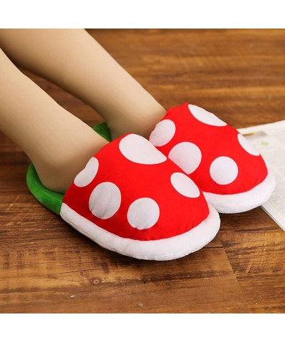 Piranha Plants Plush Funny Slippers Loafer with Pipe Pot Holder Funny Gifts for Women Mens Teens (Piranha Plants) $46.32 Kids...