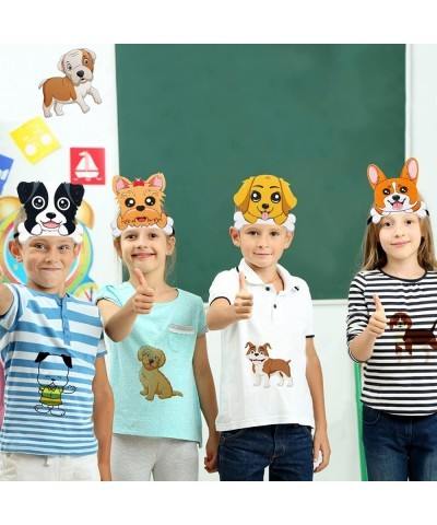 16 PCS Felt Puppy Dogs Ear-Headbands for Kids Pet Birthday Party Favors as Animal Dress Up Costumes Party Supplies $25.21 Kid...