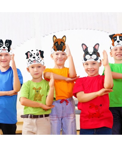 16 PCS Felt Puppy Dogs Ear-Headbands for Kids Pet Birthday Party Favors as Animal Dress Up Costumes Party Supplies $25.21 Kid...