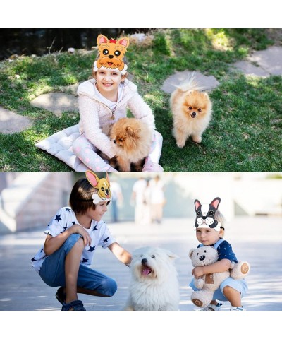 16 PCS Felt Puppy Dogs Ear-Headbands for Kids Pet Birthday Party Favors as Animal Dress Up Costumes Party Supplies $25.21 Kid...