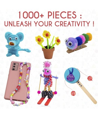 Craft Kit with 1000+ Pieces for Arts and Crafts with Ebook - Make Your own Toys $51.91 Kids' Drawing & Writing Boards