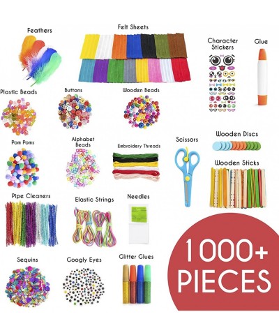 Craft Kit with 1000+ Pieces for Arts and Crafts with Ebook - Make Your own Toys $51.91 Kids' Drawing & Writing Boards