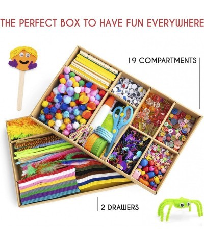 Craft Kit with 1000+ Pieces for Arts and Crafts with Ebook - Make Your own Toys $51.91 Kids' Drawing & Writing Boards