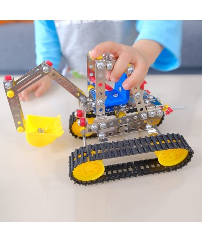 DIY Bulldozer Vehicle Building Kit Construction Engineering Set for 7 8 9 10 Year Old Kids Christmas Birthday Best Educationa...