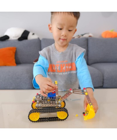 DIY Bulldozer Vehicle Building Kit Construction Engineering Set for 7 8 9 10 Year Old Kids Christmas Birthday Best Educationa...