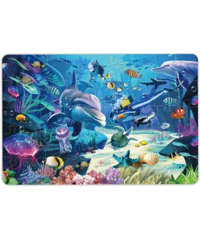 Kids Puzzle Puzzles for Kids Ages 4-8 Underwater Floor Puzzle Raising Children Recognition &Promotes Hand-Eye Coordinatio (46...