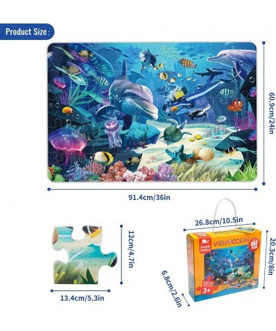 Kids Puzzle Puzzles for Kids Ages 4-8 Underwater Floor Puzzle Raising Children Recognition &Promotes Hand-Eye Coordinatio (46...