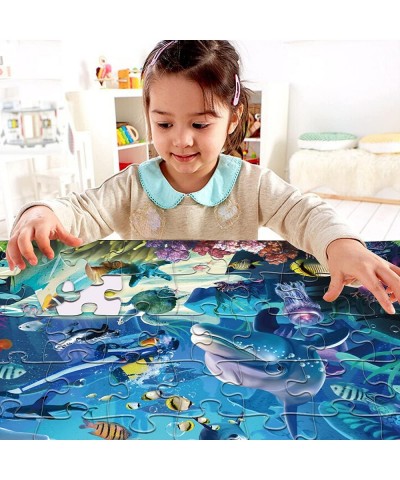 Kids Puzzle Puzzles for Kids Ages 4-8 Underwater Floor Puzzle Raising Children Recognition &Promotes Hand-Eye Coordinatio (46...