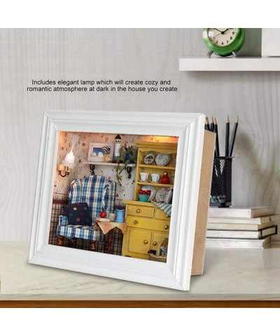 Romantic and Cute Dollhouse Miniature DIY House Kit Creative Room with Furniture and Photo Frame Type for Home Decoration Per...