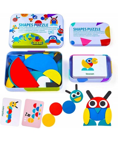 Shape Puzzle - Animals Jigsaw Puzzle Sorting and Stacking Games Montessori Educational STEM Toys for Toddlers Kids Boys Girls...