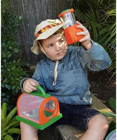 Adventure Kidz Outdoor Bug Exploration Kit Binoculars Magnifying Glass Bug Container Viewers Critter Cage Net Backpack Hat $4...