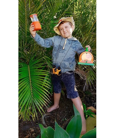 Adventure Kidz Outdoor Bug Exploration Kit Binoculars Magnifying Glass Bug Container Viewers Critter Cage Net Backpack Hat $4...