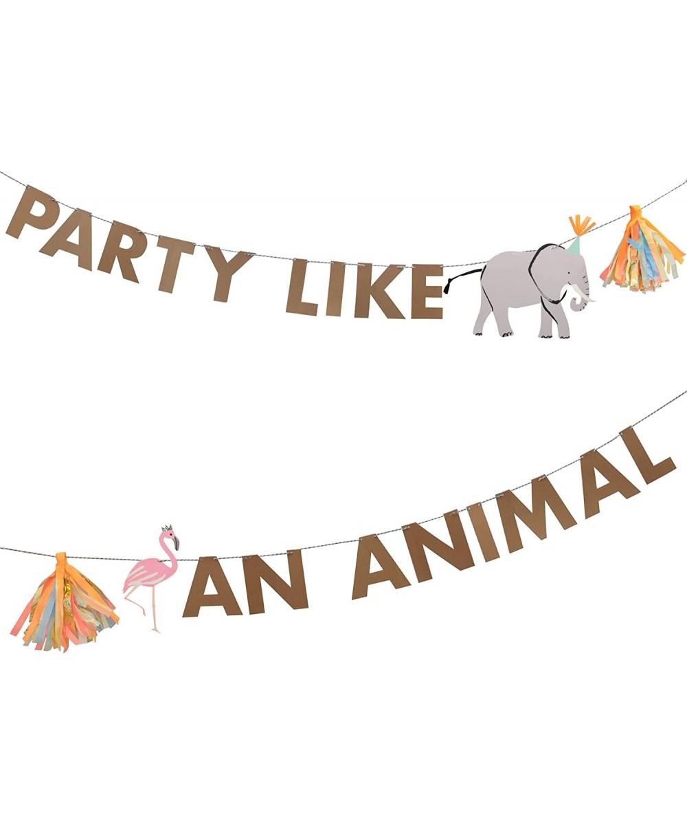 Safari Animals Large Garland (Pack of 1) $42.77 Kids' Party Decorations