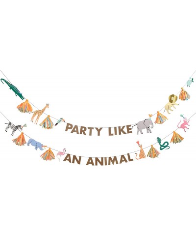 Safari Animals Large Garland (Pack of 1) $42.77 Kids' Party Decorations