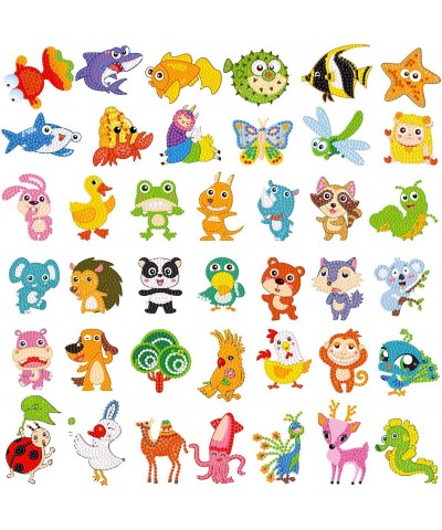 40 Pcs Diamond Painting Stickers for Kids Animal 5D Diamond Painting Kits for Kids $21.63 Kids' Stickers